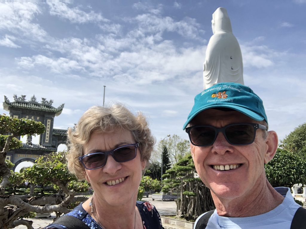 Selfie at Linh Ung Pagoda, Da Nang
